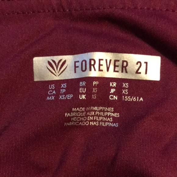 Maroon workout leggings - Picture 2 of 4